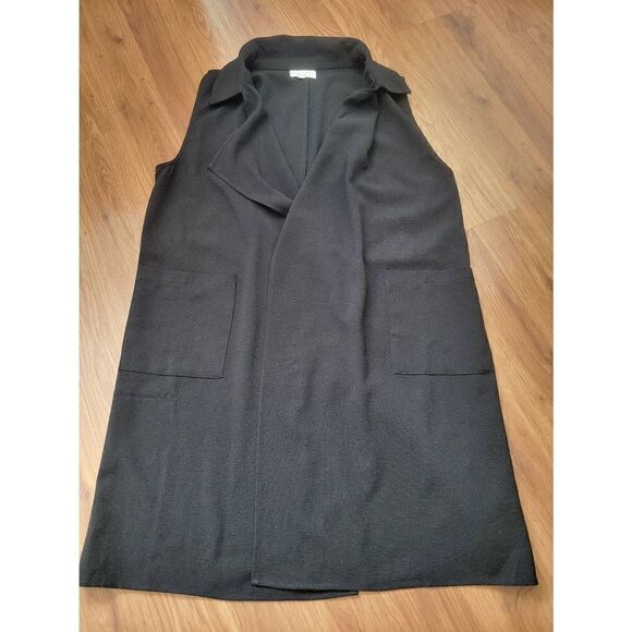 ‎Mud Pie Long Duster Vest - Picture 1 of 7